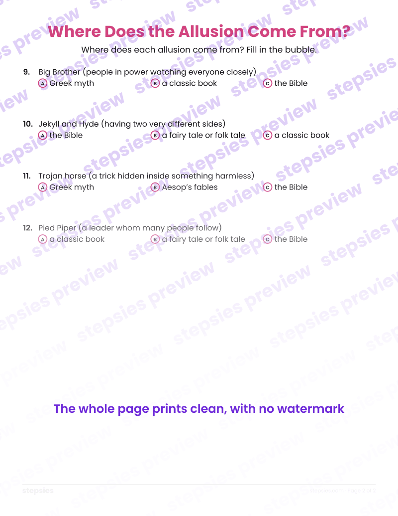 Where Does the Allusion Come From?: page 2